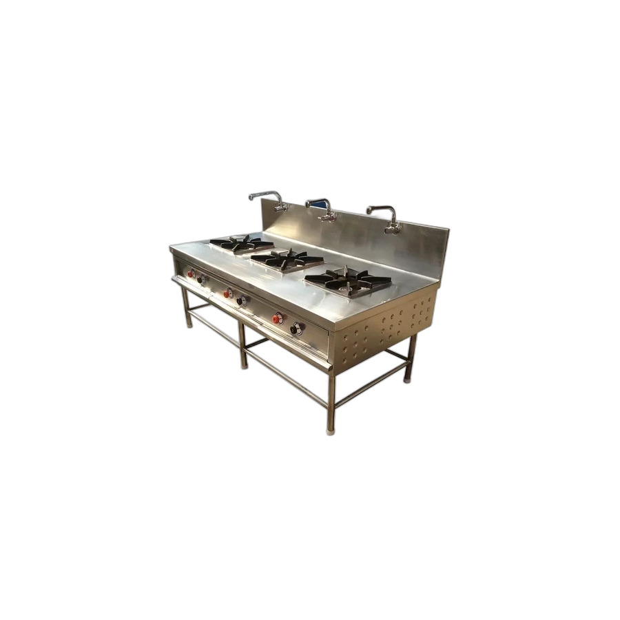 Three burner Eurasia range
